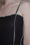 BASERANGE Sleeveless Suspender Dress (Mid Length) DRSKS-LC-AU23 Black